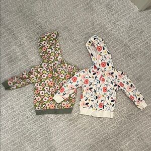 Toddler Floral Hoodies (18 months)
